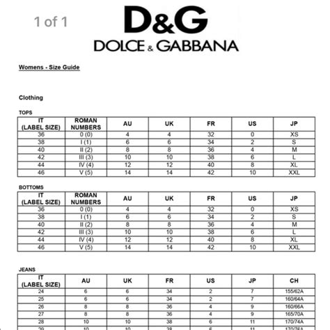 dolce gabbana sizes|dolce gabbana belt size chart.